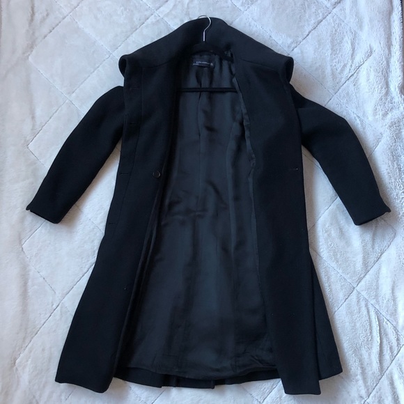 *SOLD* Zara wool coat / dress coat - Picture 2 of 3